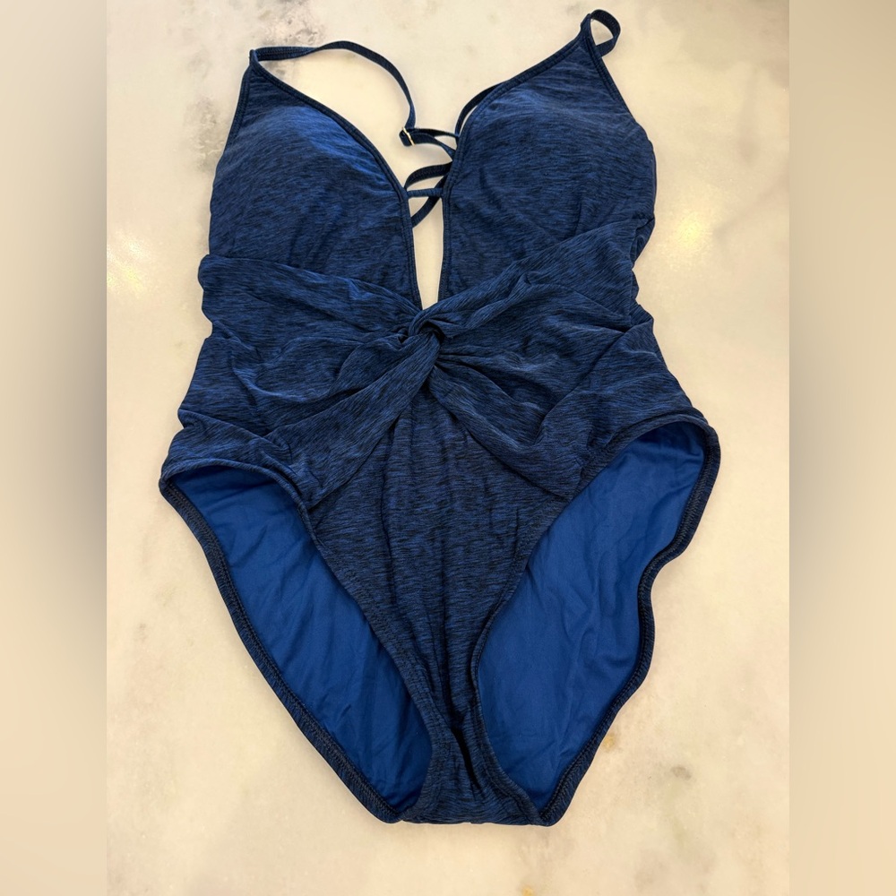La Blanca Navy One Piece Swimsuit
